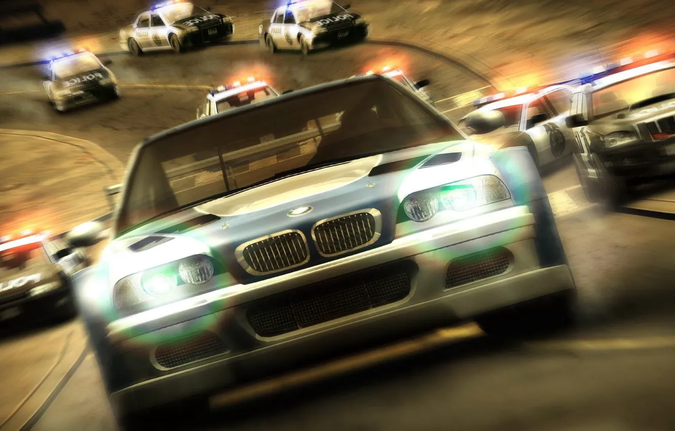 Photo wallpaper police, chase, violators