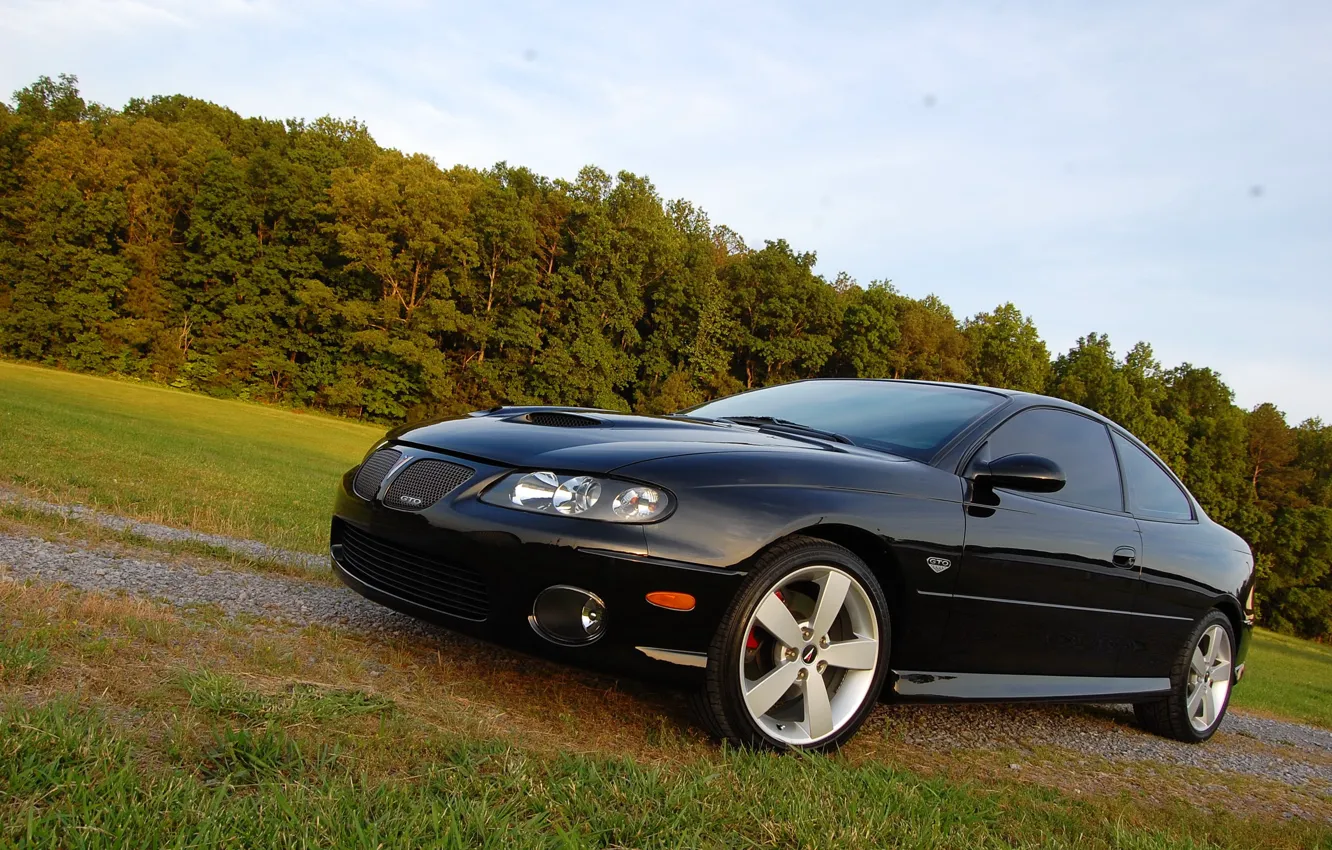 Photo wallpaper 2006, black, pontiac, gto