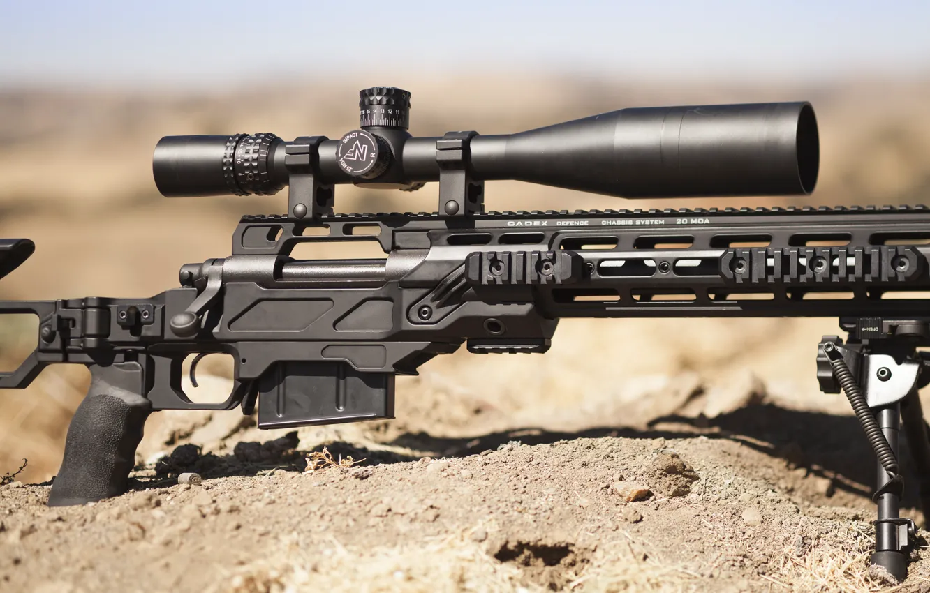 Photo wallpaper weapons, optics, rifle, Sniper, Remington MSR