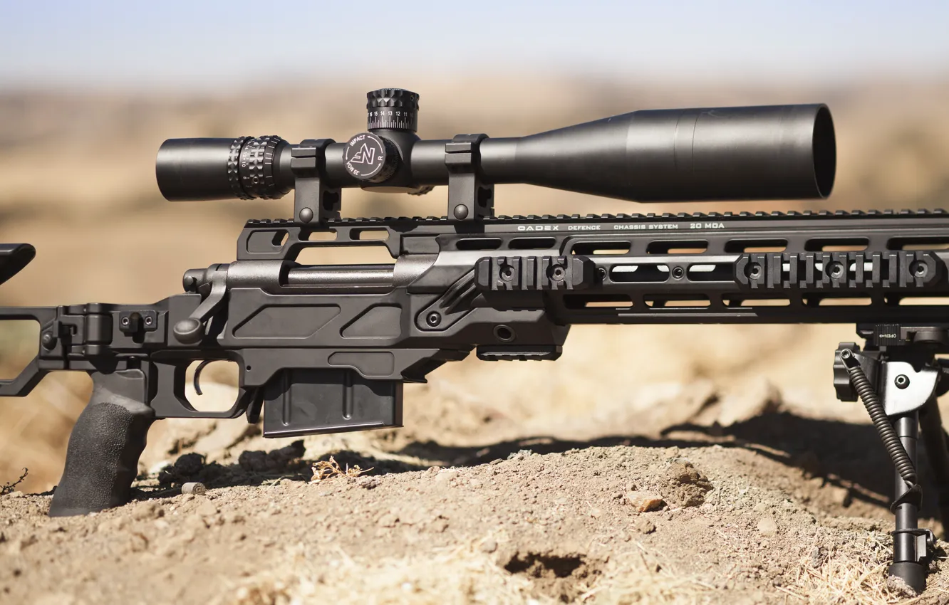 Photo wallpaper weapons, optics, rifle, sniper, Remington MSR