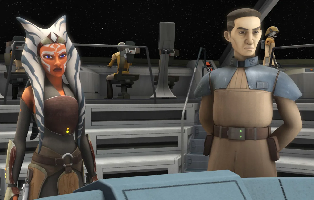 Photo wallpaper Star wars: Rebels, Ahsoka, Star Wars: Rebels, commander Sato, Animated series