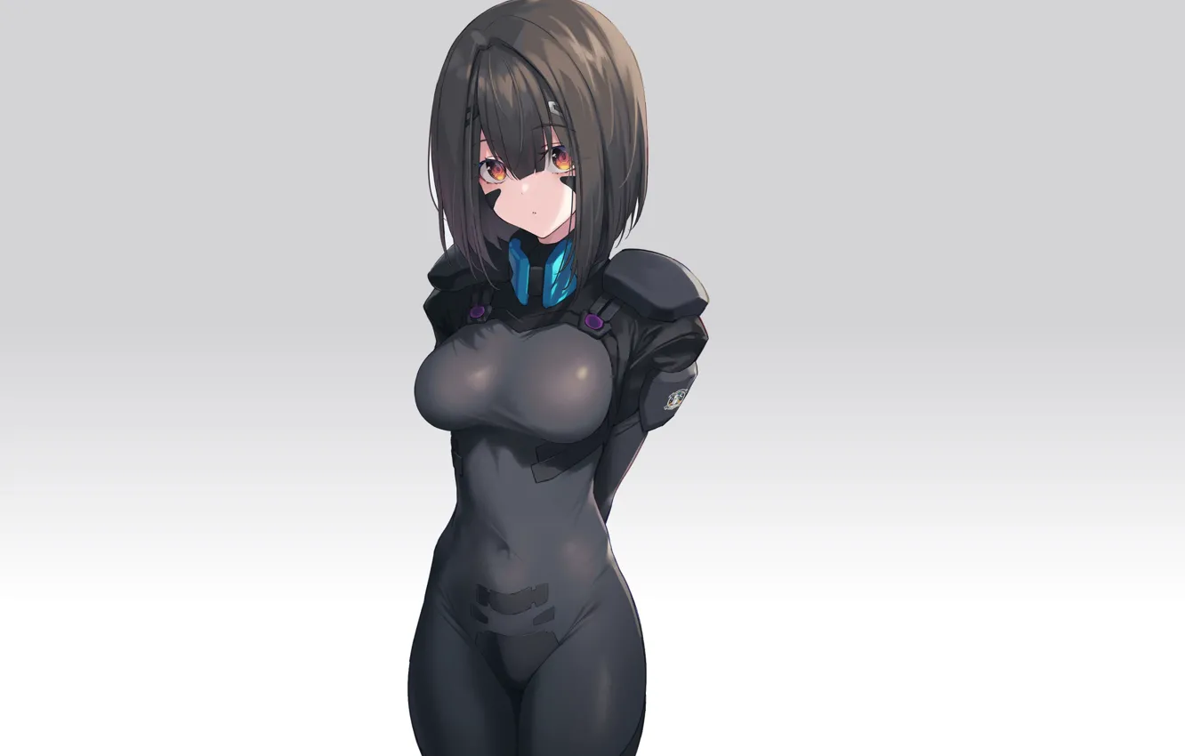 Photo wallpaper kawaii, girl, sexy, black, boobs, anime, babe, cute