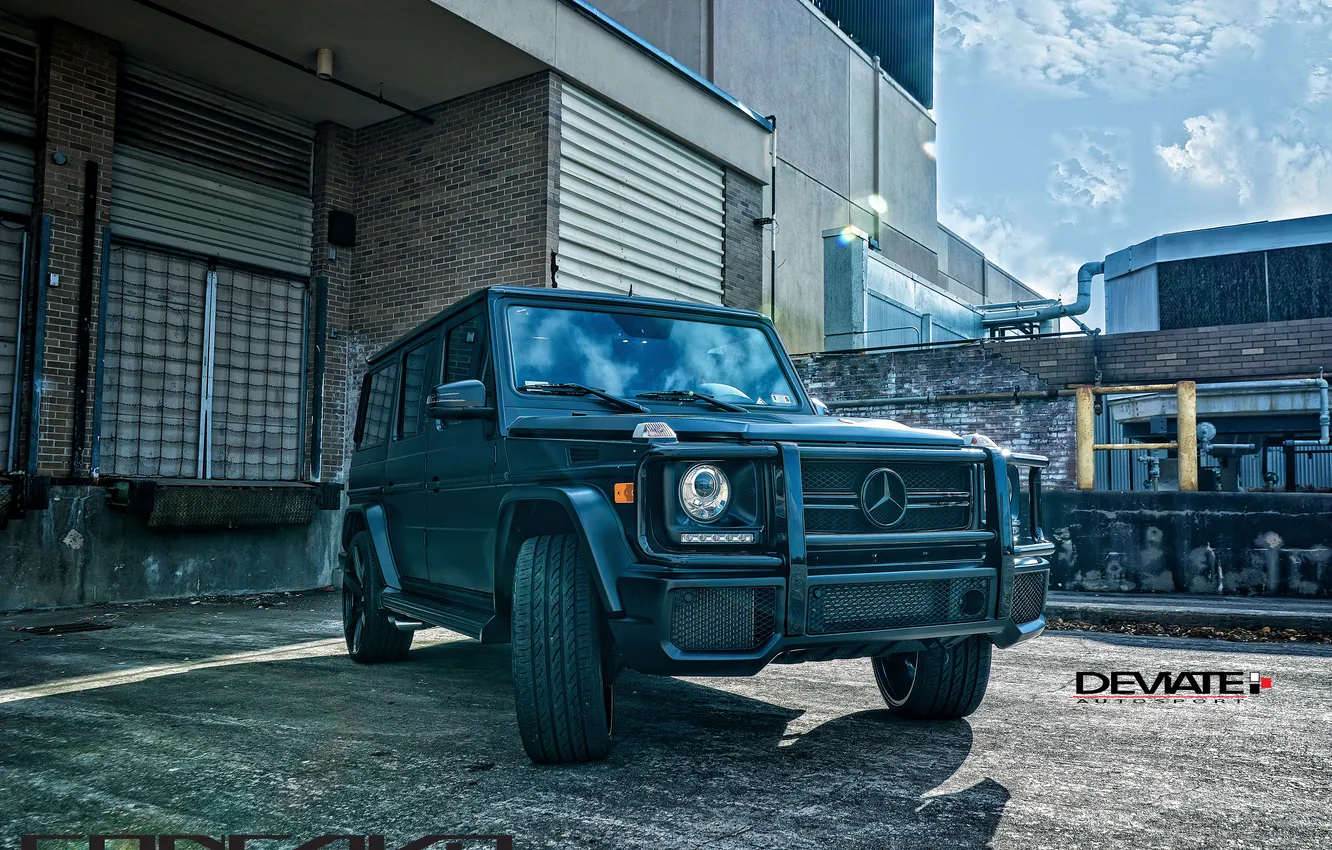 Photo wallpaper optics, before, Mercedes Benz, Gelandewagen, G63, All-terrain vehicles, Concavo Wheels