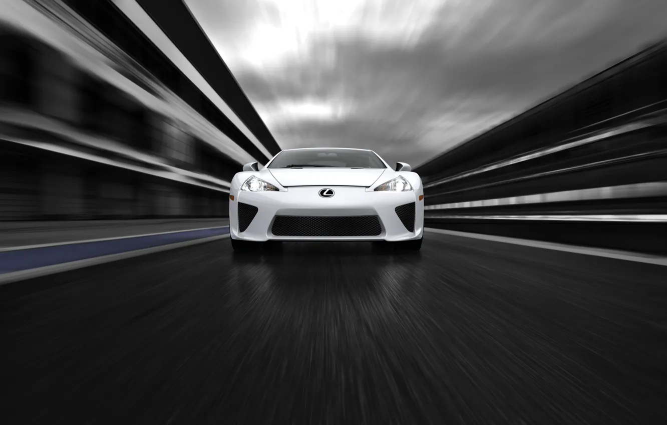 Photo wallpaper Lexus, front, LFA, Lexus LFA