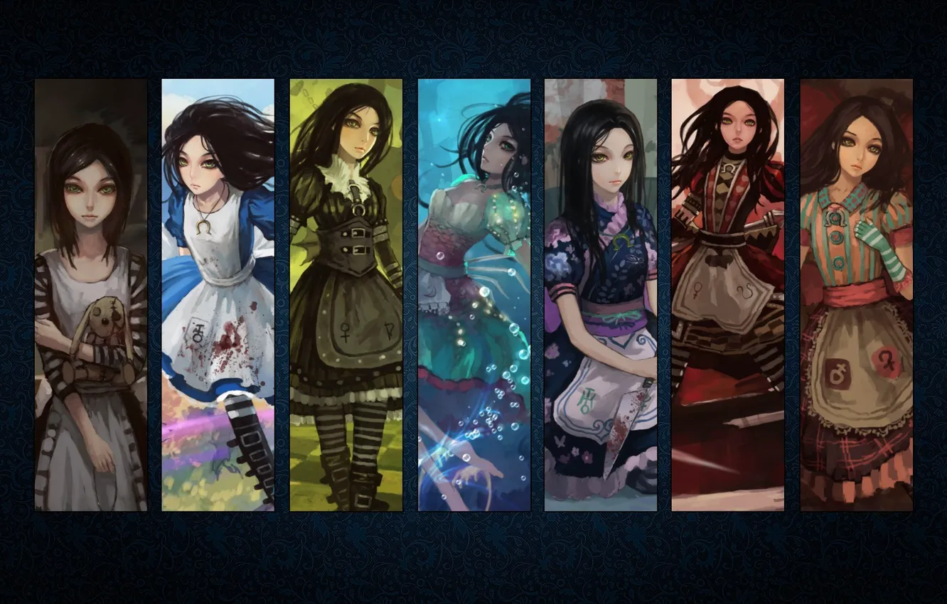 Photo wallpaper the game, Alice, Alice Madness Returns