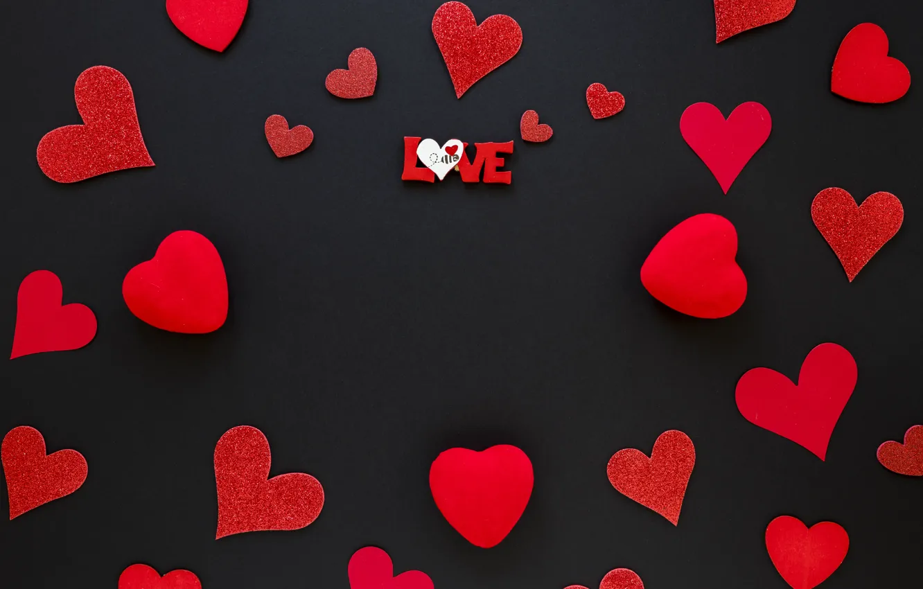 Photo wallpaper love, holiday, heart, hearts, Valentine's day, Valentine's day