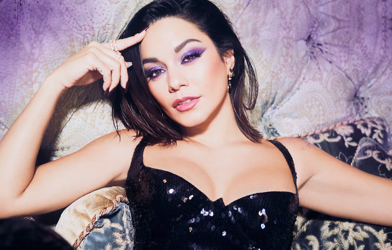 Photo wallpaper wallpaper, Vanessa Hudgens, Glamour, UHD, 2021