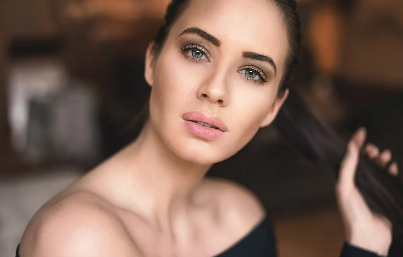 Photo wallpaper portrait, Jenna, Martin Kühn