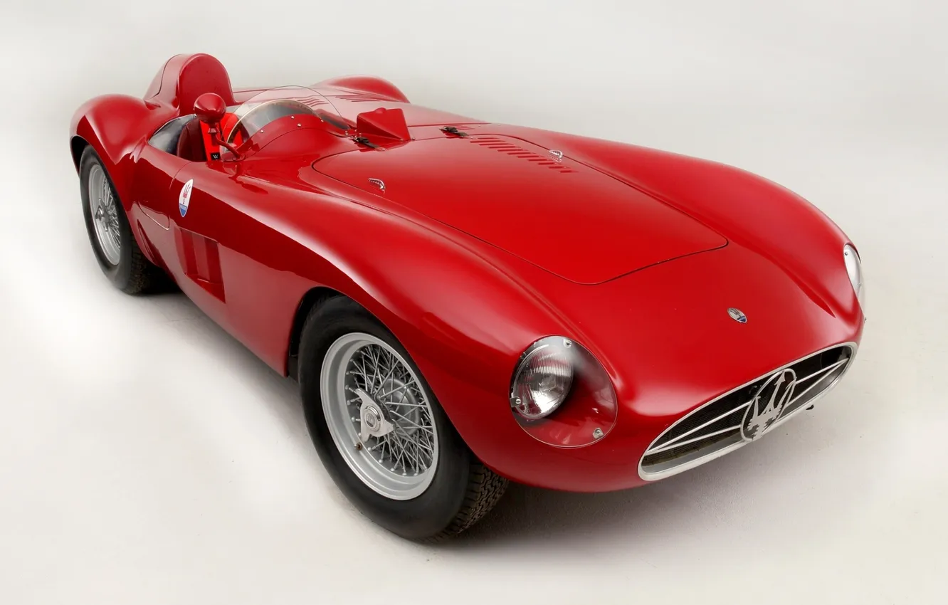 Photo wallpaper Maserati, Maserati, classic, the front, 1956, 300S