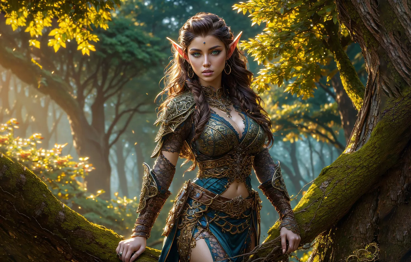 Photo wallpaper girl, fantasy, art