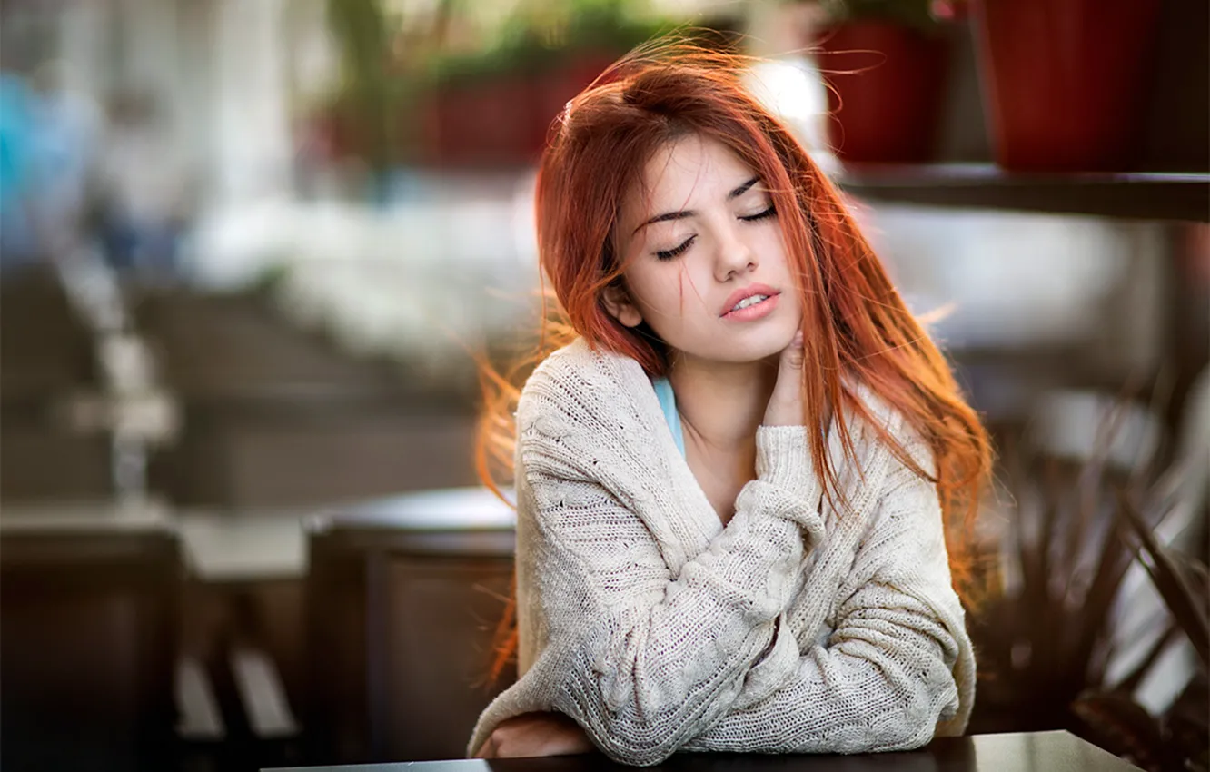 Photo wallpaper reverie, pose, heat, portrait, sensual, Delaia