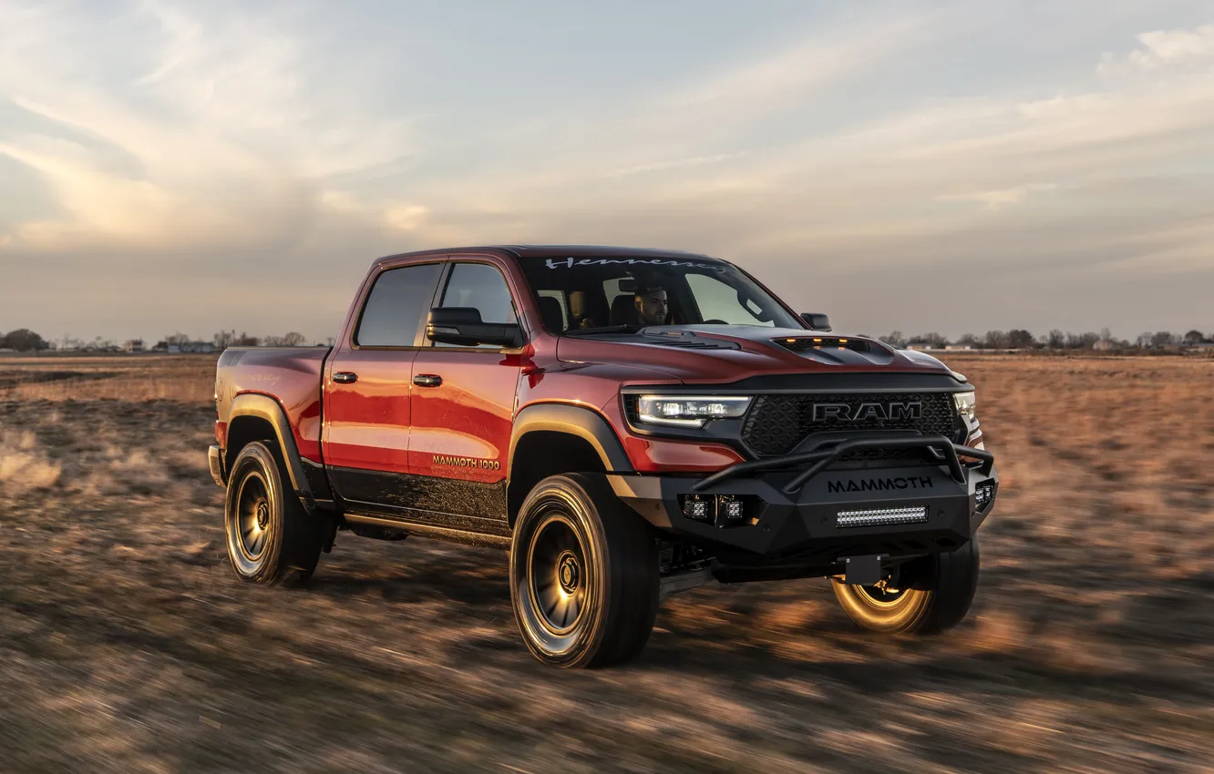 Photo wallpaper Pickup, Hennessey, RAM, Last Stand, Mammoth 1000, Hennessey Mammoth 1000, 2024