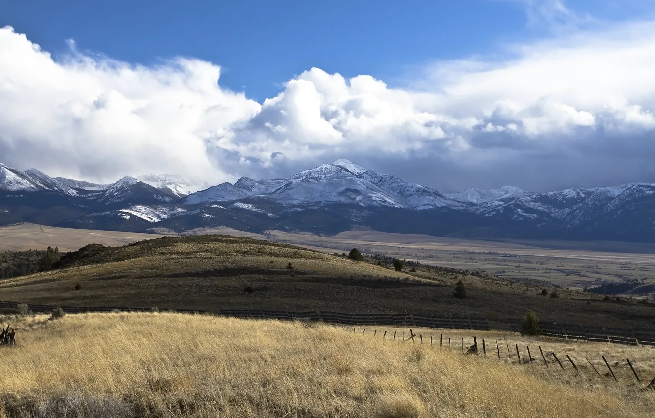 Photo wallpaper Oregon, USA, strawberry mountains