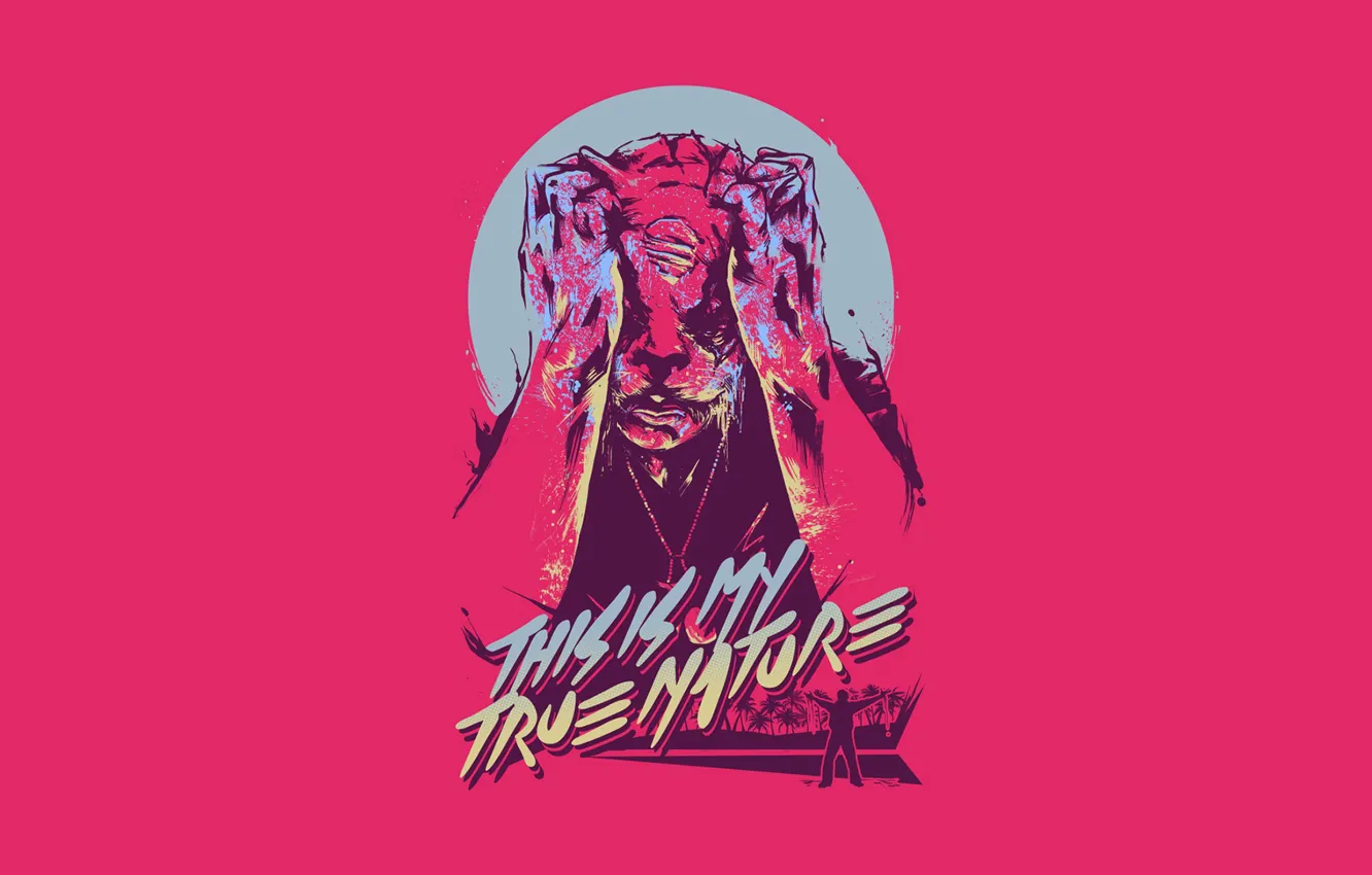 Photo wallpaper background, the game, Miami, Hotline Miami, Colonel, Synthpop, Darkwave, Synth