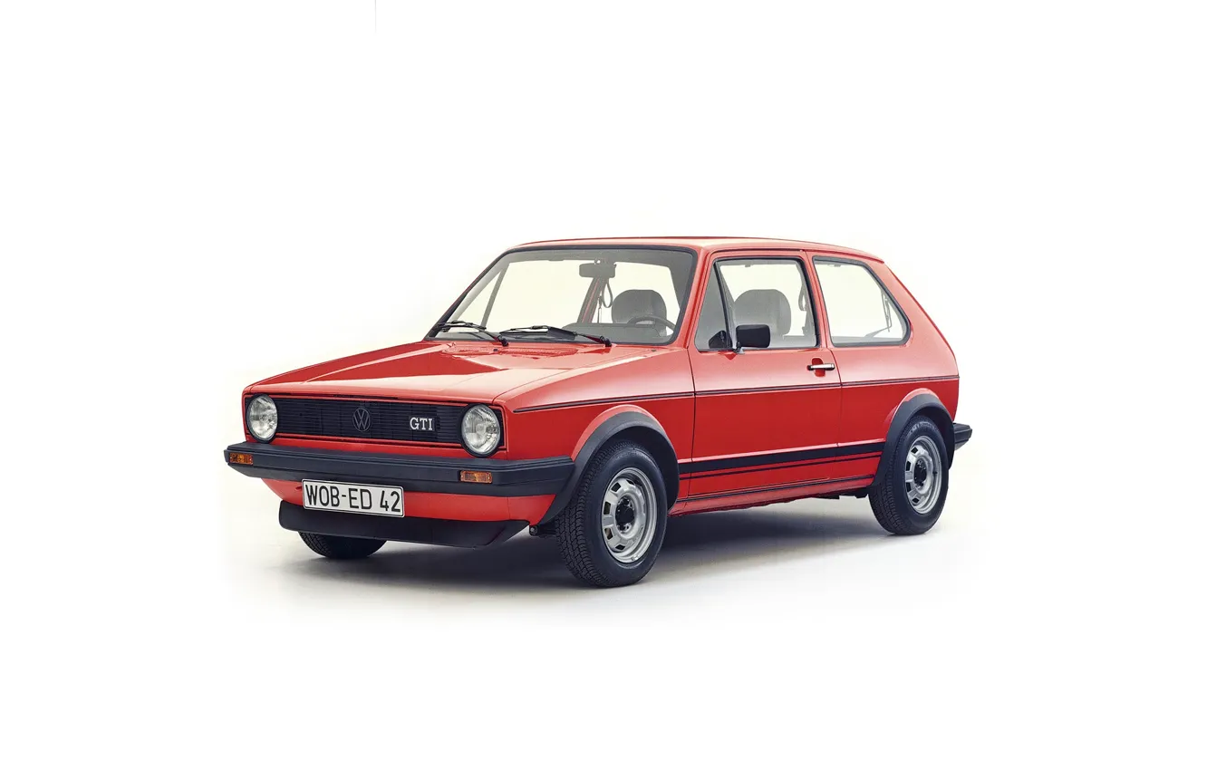 Photo wallpaper Volkswagen, golf, GTI, 1976