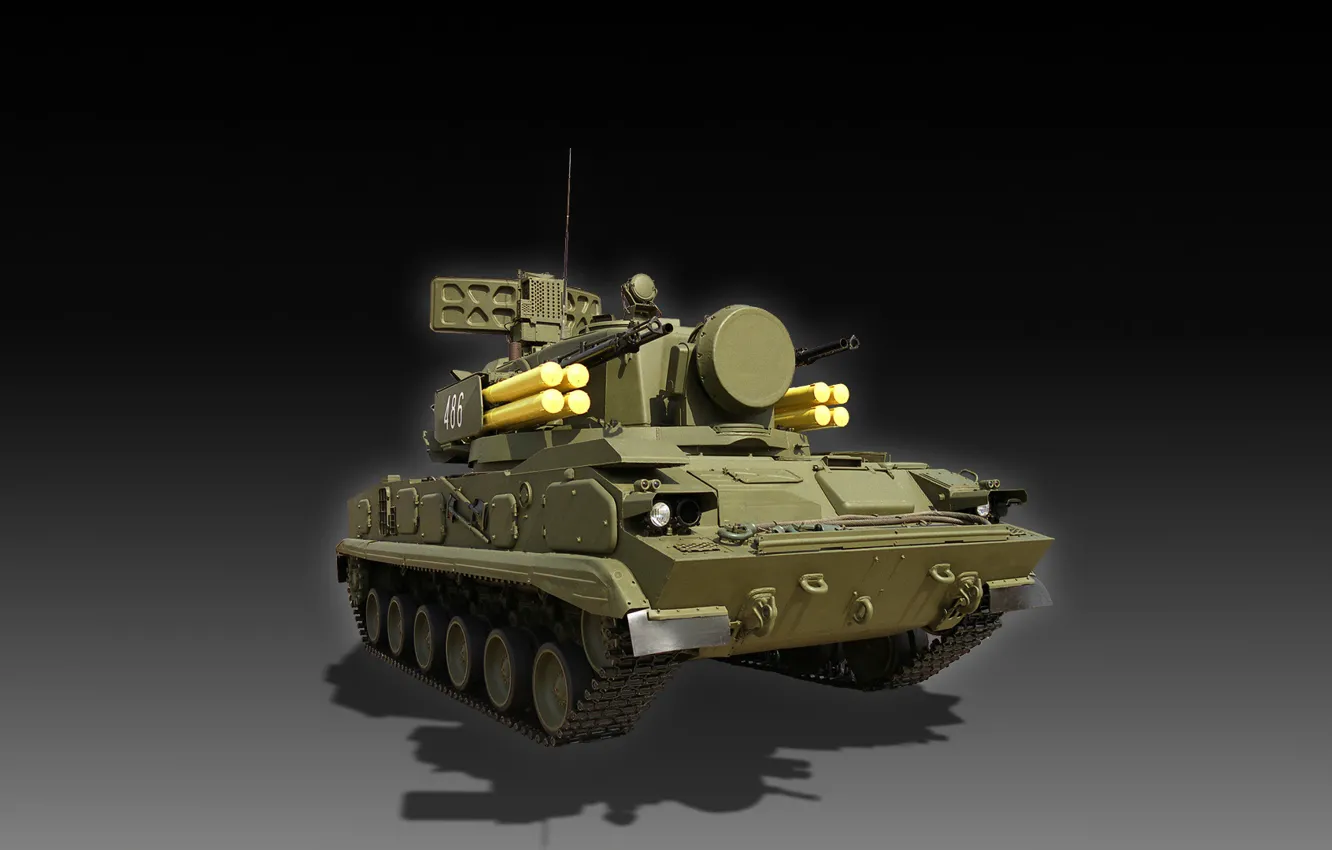 Photo wallpaper Defense, Missile System, Air Defense, anti-aircraft cannon, SAM Tunguska-M1