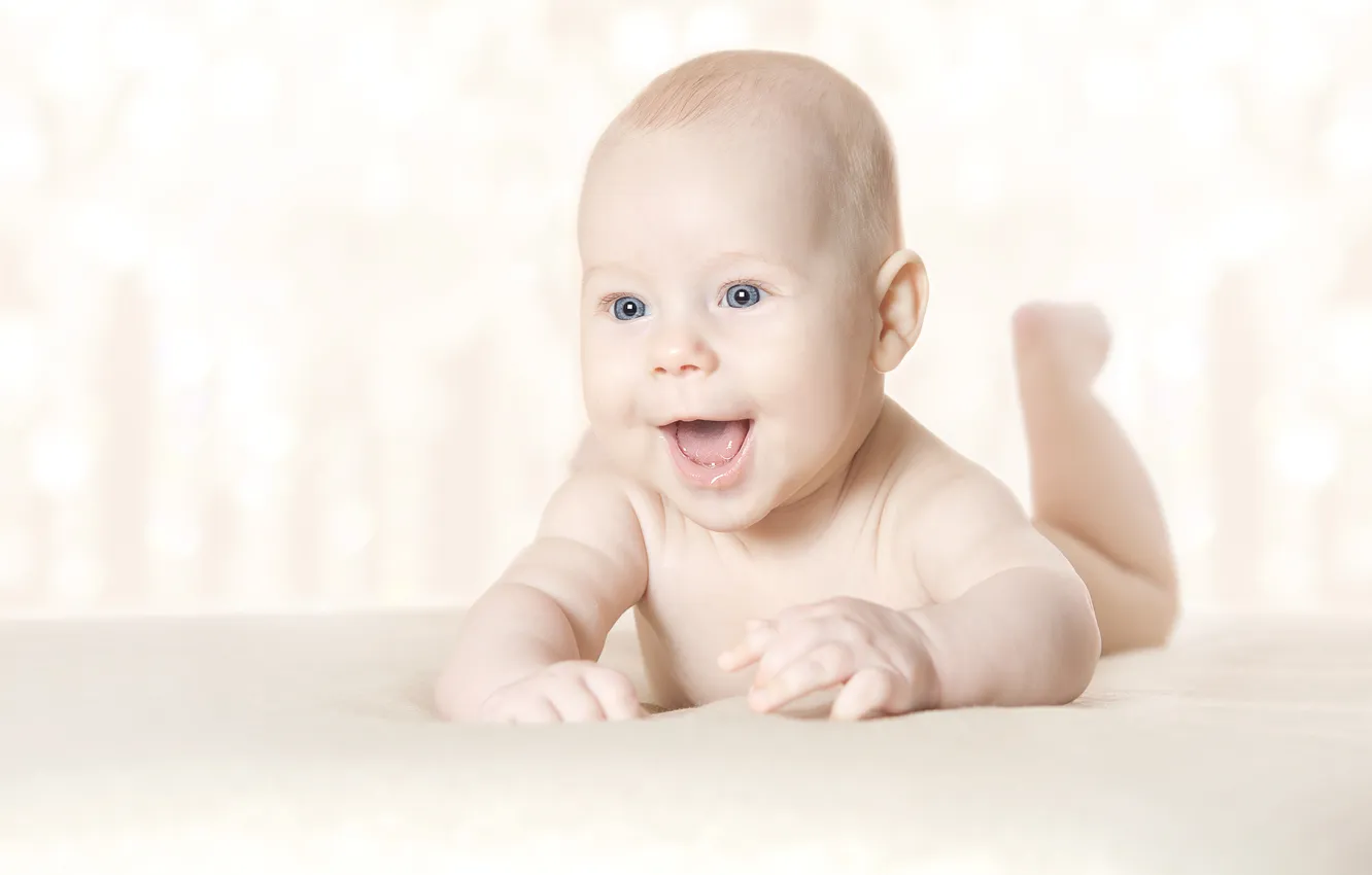 Photo wallpaper children, smile, smile, baby, Happy, children, happy