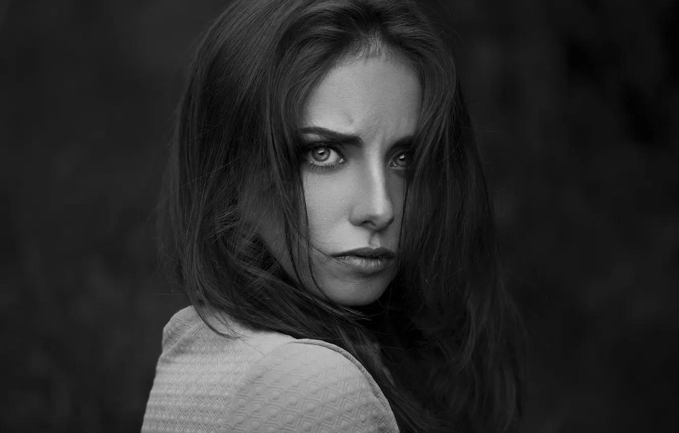 Photo wallpaper portrait, natural light, Natalya