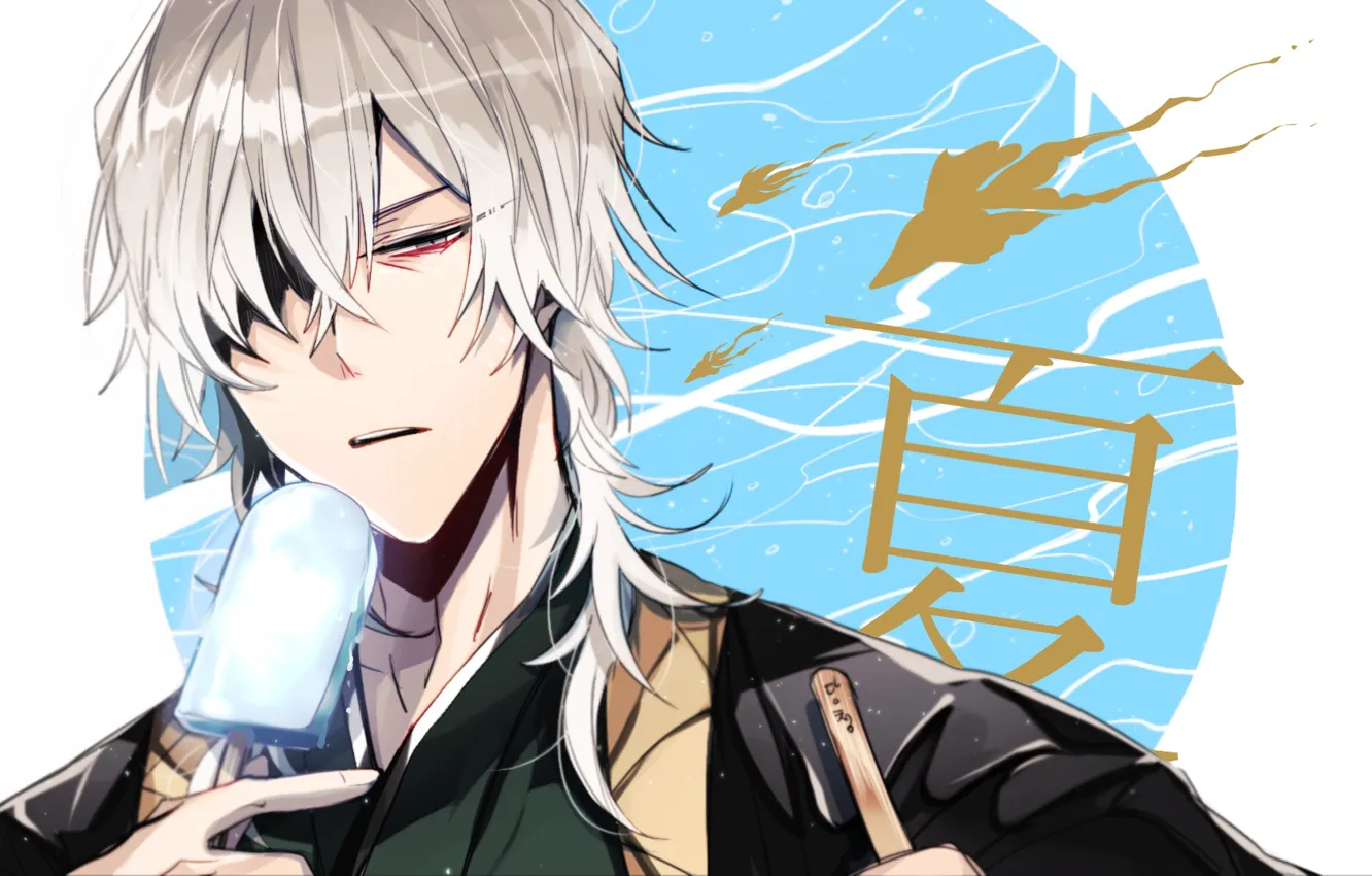 Photo wallpaper anime, art, guy, Bungou Stray Dogs, Stray Dogs Literary Geniuses