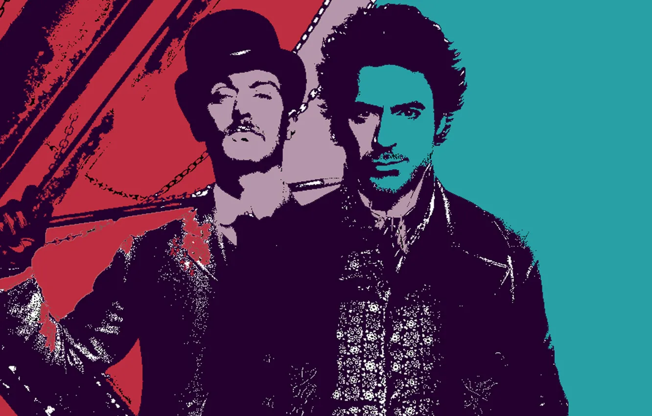 Photo wallpaper England, UK, Sherlock Holmes, Robert Downey Jr., Baker street, Arthur Conan Doyle