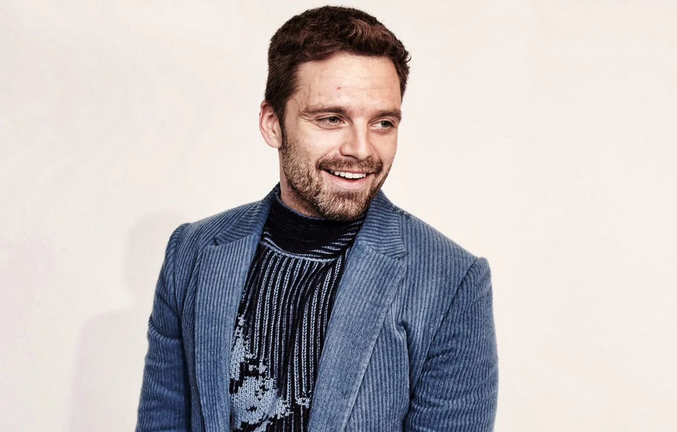Photo wallpaper smile, actor, Sebastian Stan, Sebastian Stan