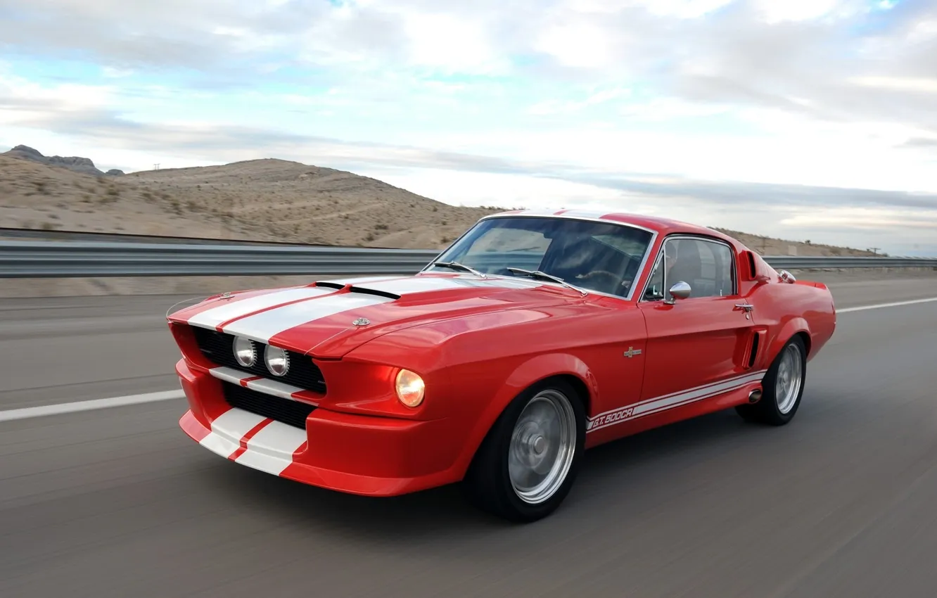 Photo wallpaper Mustang, Shelby, 1967, gt 500cr