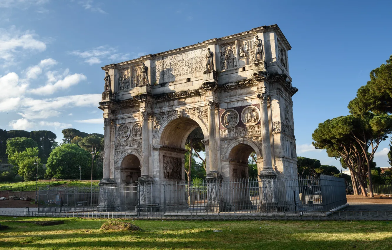 Photo wallpaper Rome, Italy, The arch of Constantine