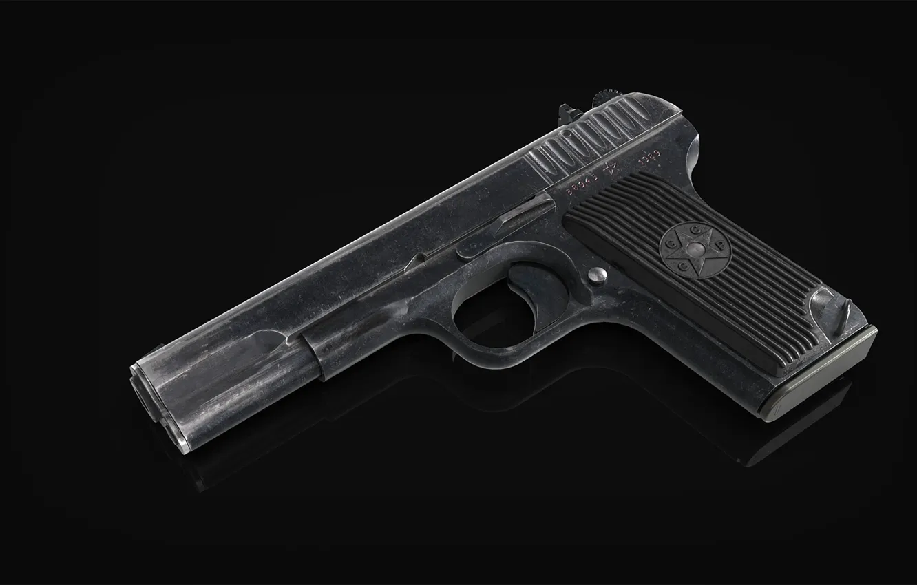 Photo wallpaper USSR, Self-loading pistol, TT-33, Fedor Vasilyevich Tokarev