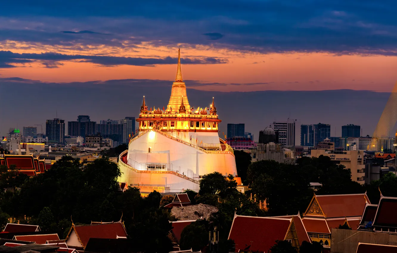 Photo wallpaper city, Thailand, Bangkok