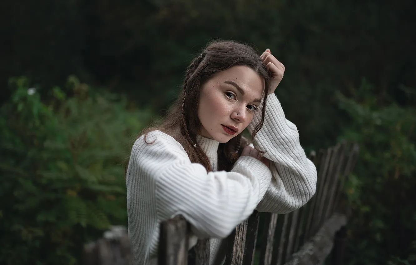 Photo wallpaper Olya, Portrait photography, Evgeny Smolsky