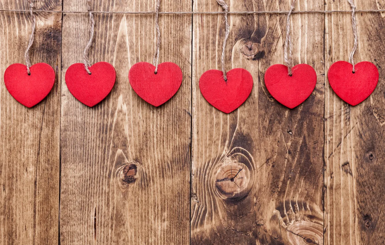 Photo wallpaper love, romance, heart, hearts, love, heart, wood, romantic