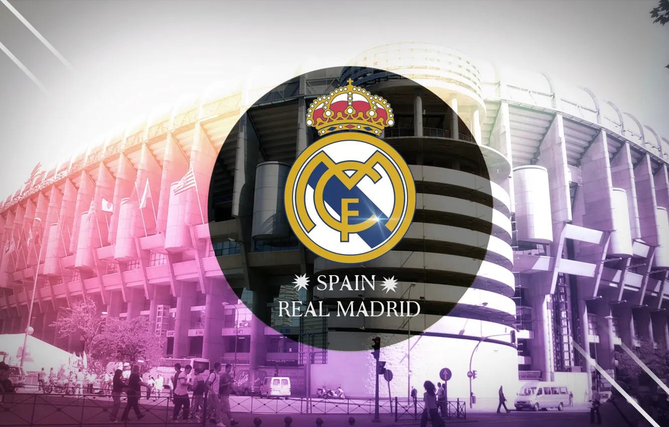 Photo wallpaper Football, Spain, Real Madrid, Madrid, REAL