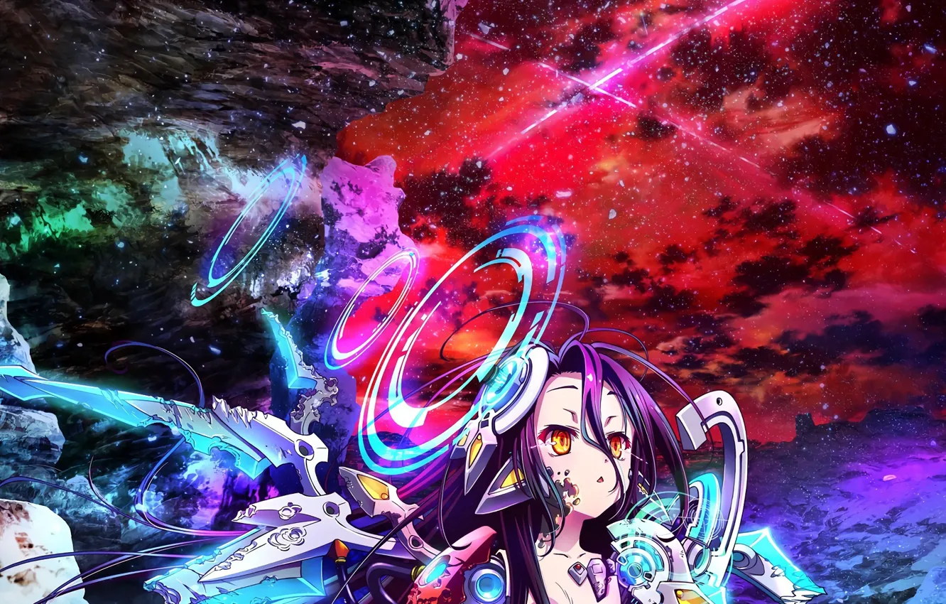 Photo wallpaper anime, art, girl, No Game No Life