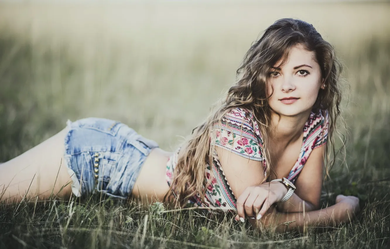 Photo wallpaper summer, look, girl