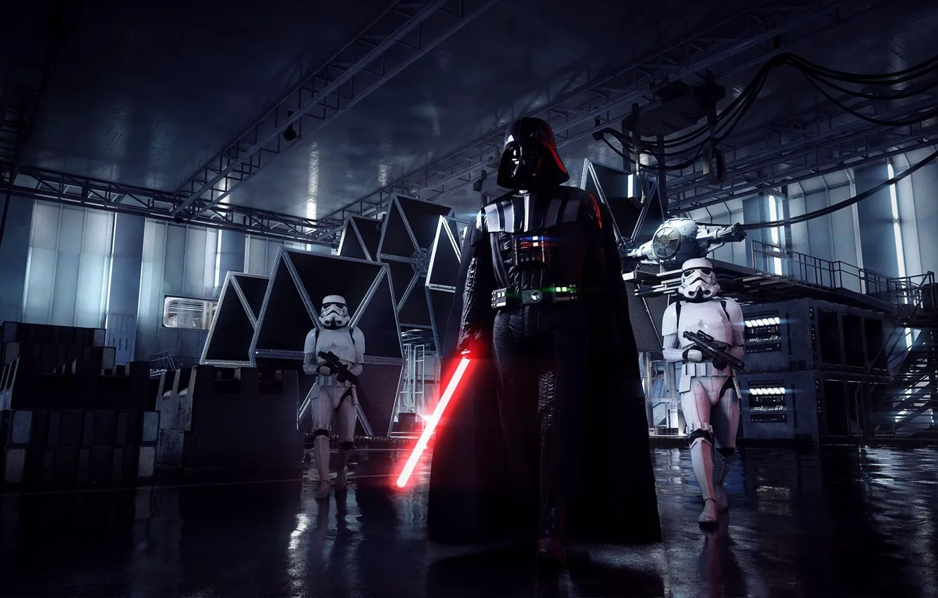 Photo wallpaper Star Wars, star wars, Darth Vader, Electronic Arts, DICE, Stormtrooper, EA DICE, Star Wars: Battlefront …