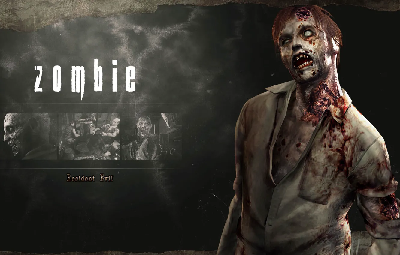 Photo wallpaper Zombie, Resident Evil HD Remaster, Steam Trading card