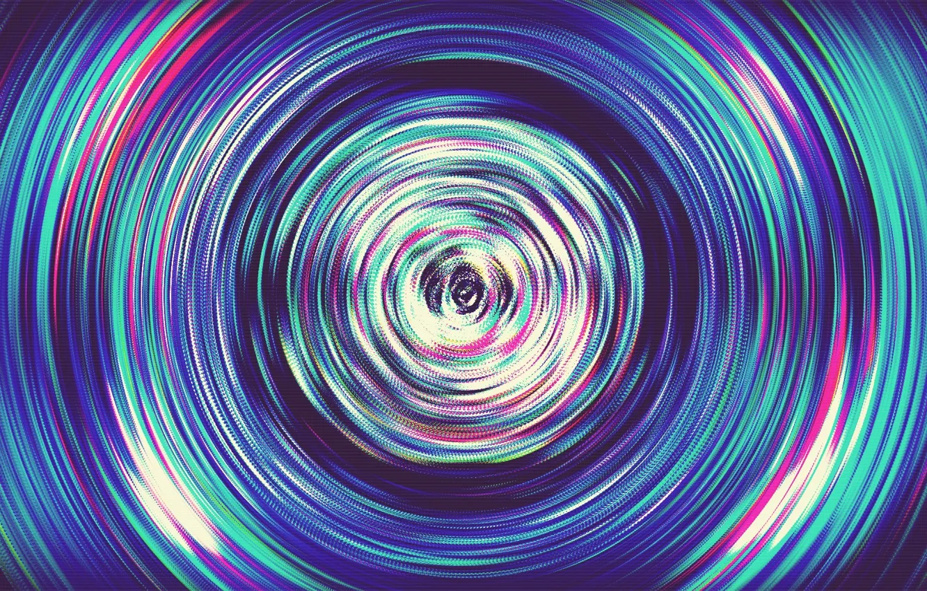 Photo wallpaper eyes, circles, abstraction