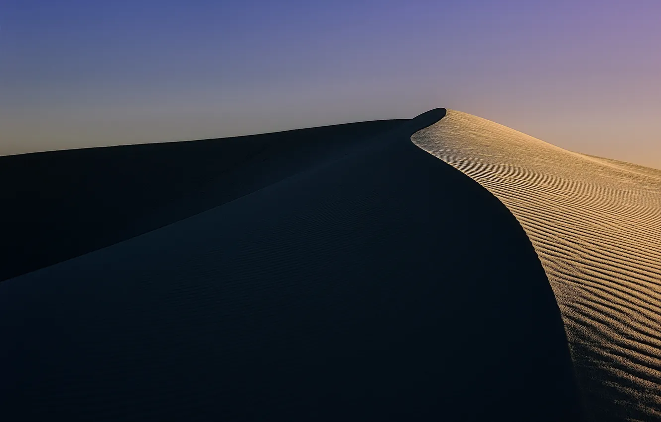 Photo wallpaper sand, nature, desert, shadow, dunes