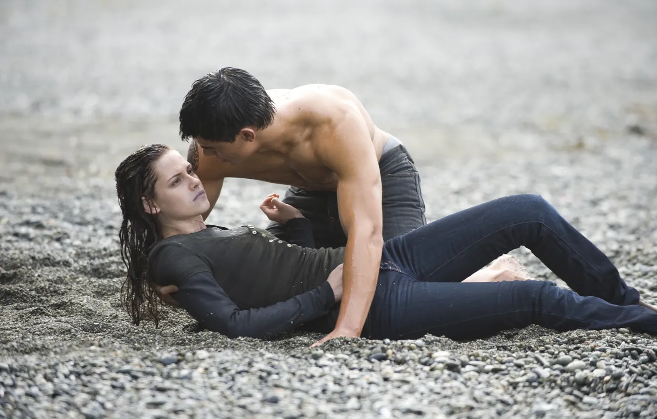 Photo wallpaper rain, twilight, the melting life