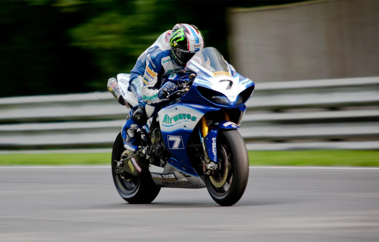 Photo wallpaper motorcycle, Yamaha, sportbike