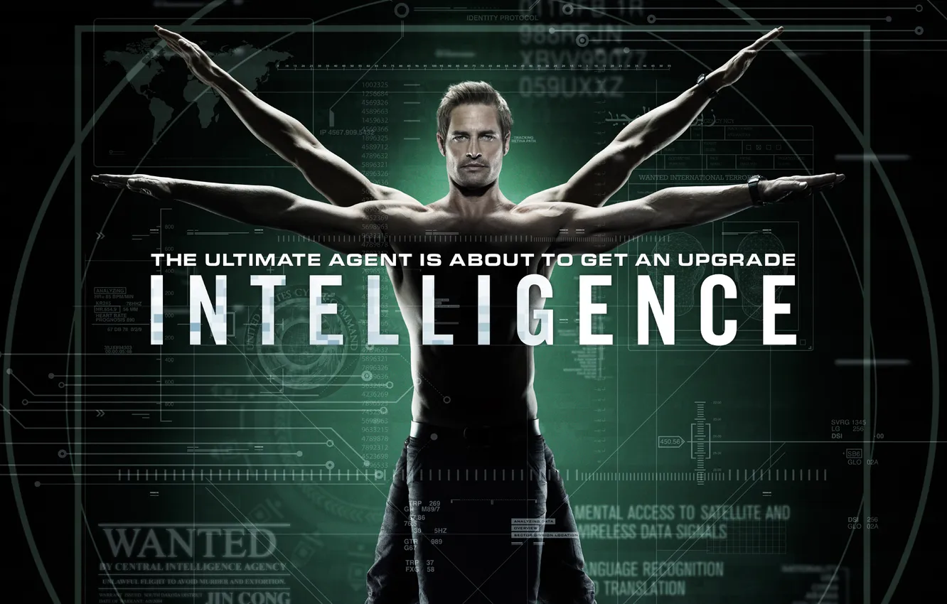 Photo wallpaper The series, Josh Holloway, Josh Holloway, 2014, CBS, Intelligence, Intelligence, Artificial intelligence