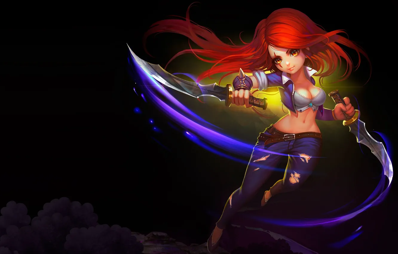 Photo wallpaper fantasy, League of Legends, Katarina, Kate, exia xiaotong