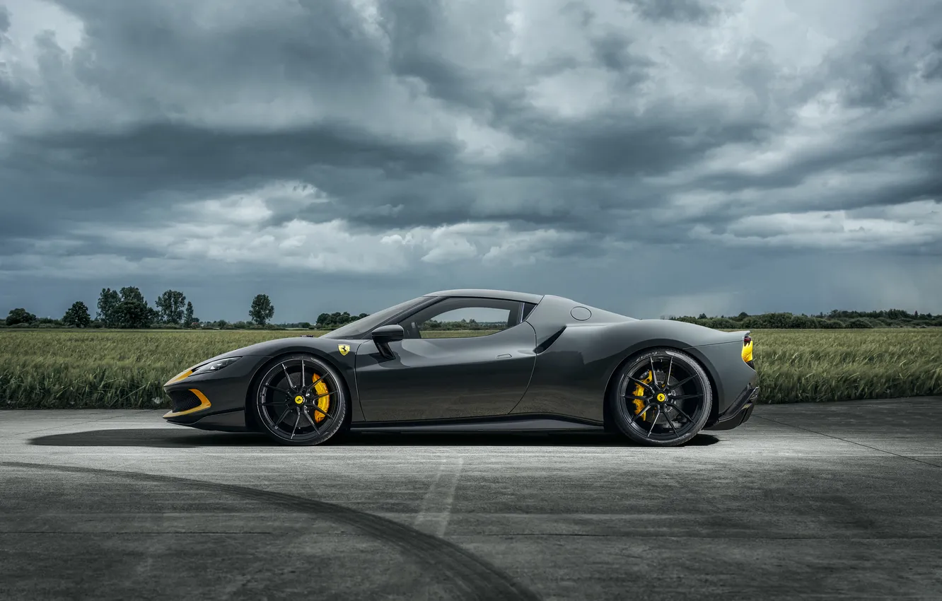 Photo wallpaper Ferrari, 2023, 296, Novitec Ferrari 296 GTB