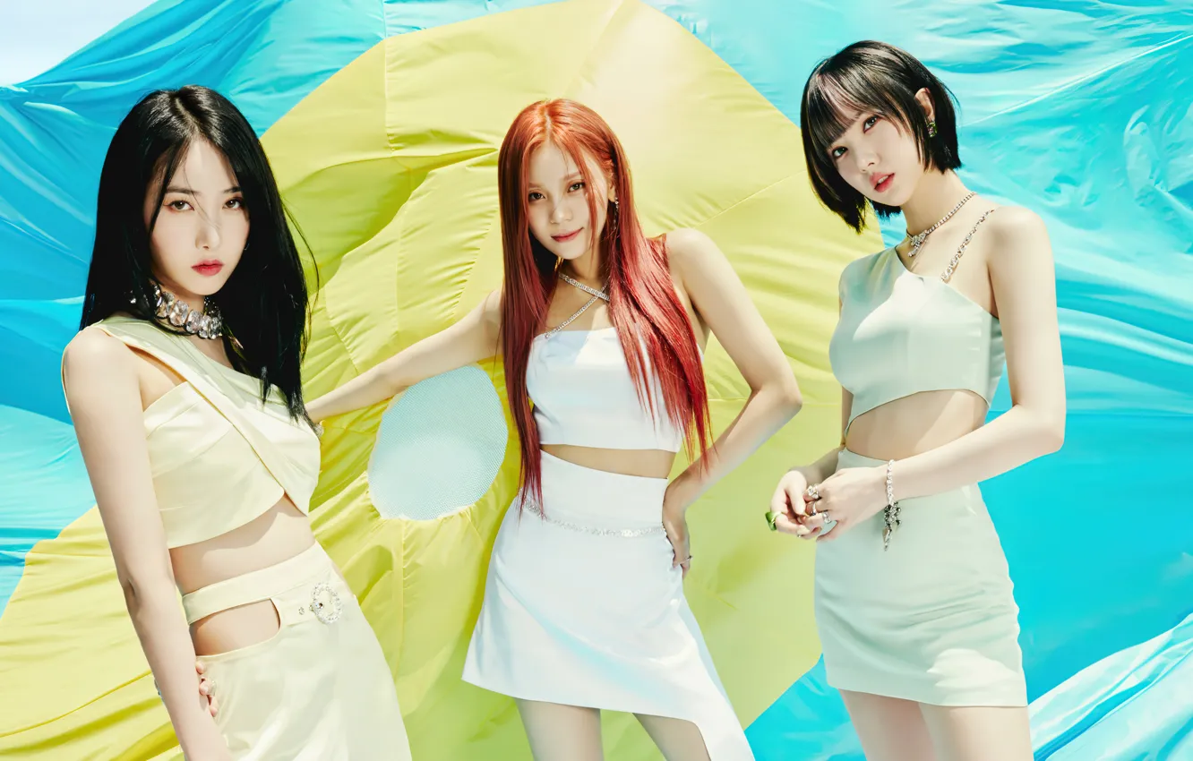 Photo wallpaper sexy, style, Asian, asian, three girls, pop, photo session, South Korean girl group