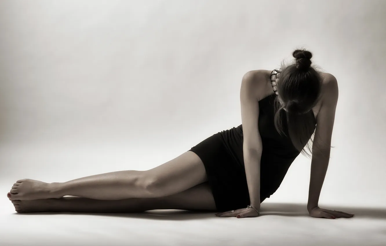 Photo wallpaper girl, pose, background