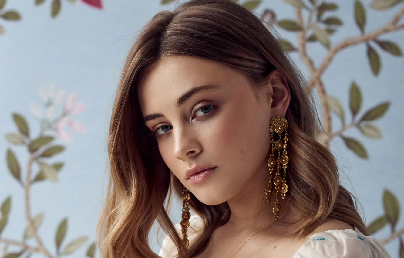 Photo wallpaper look, girl, portrait, Josephine Langford