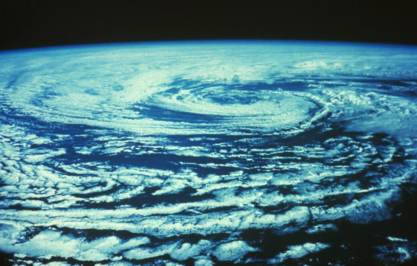 Photo wallpaper space, planet, the cycle