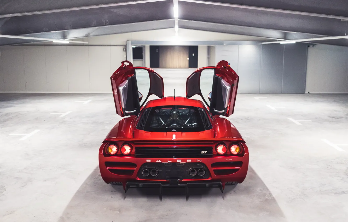 Photo wallpaper Saleen, rear, S7, Saleen S7 Twin Turbo