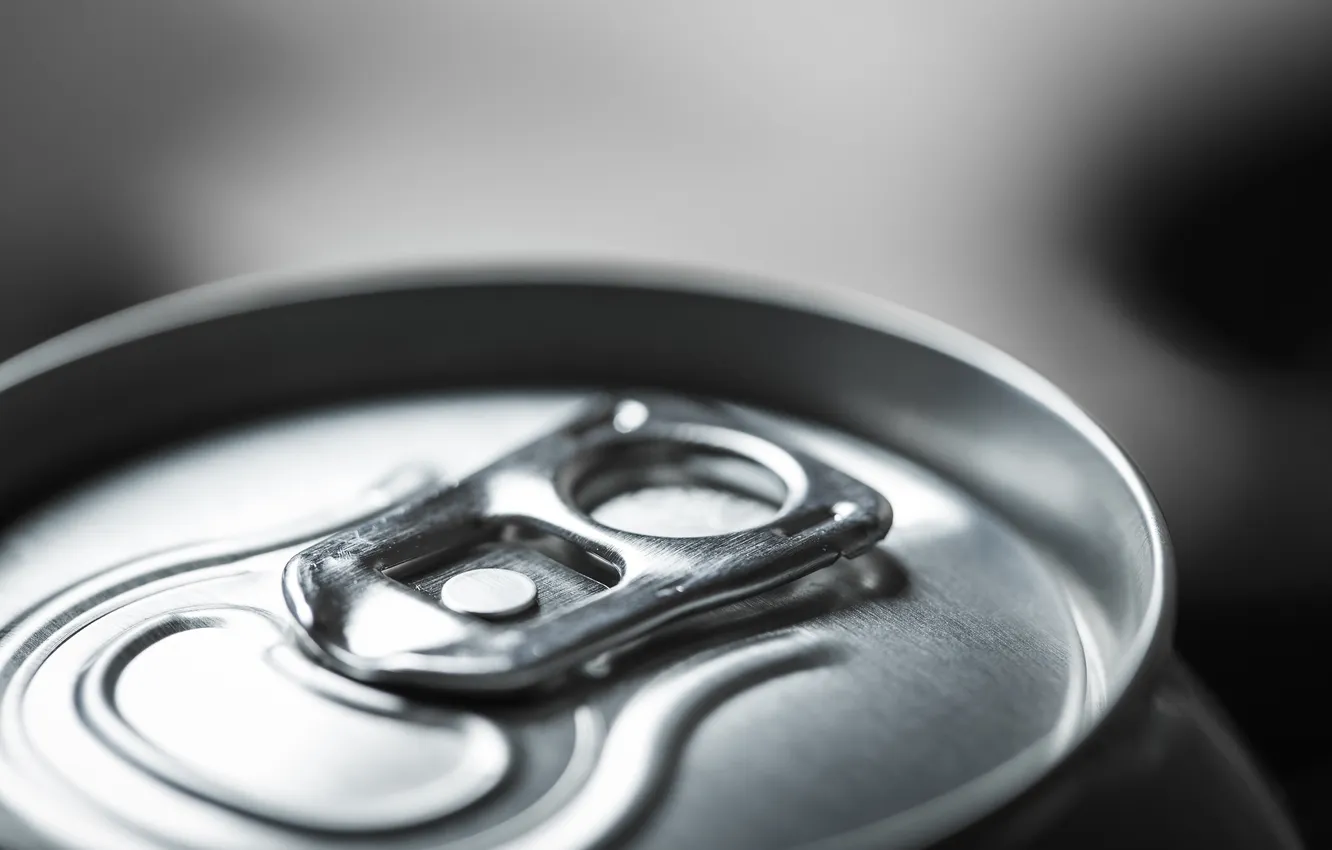 Photo wallpaper aluminum, Can, lid