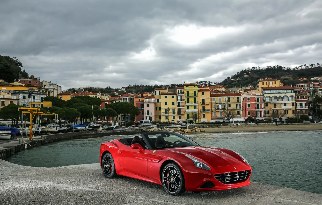 Photo wallpaper Ferrari, supercar, Ferrari, CA, California